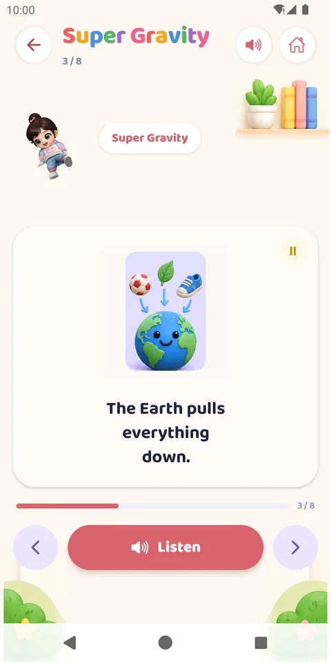 A Little Genius science book page
