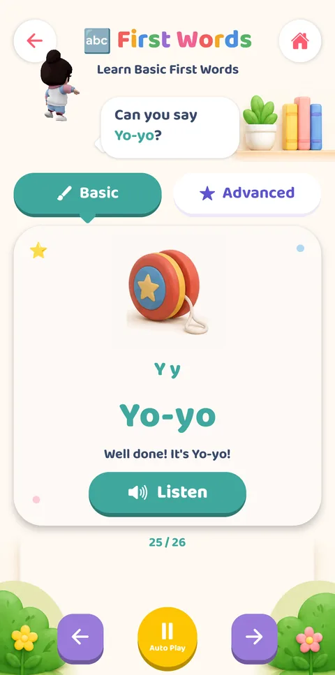 First words lesson
